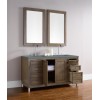 Chicago Whitewashed Walnut 60" Double (Vanity Only Pricing)
